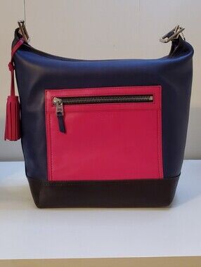 Coach Legacy Fuchsia Colorblock Large Duffel